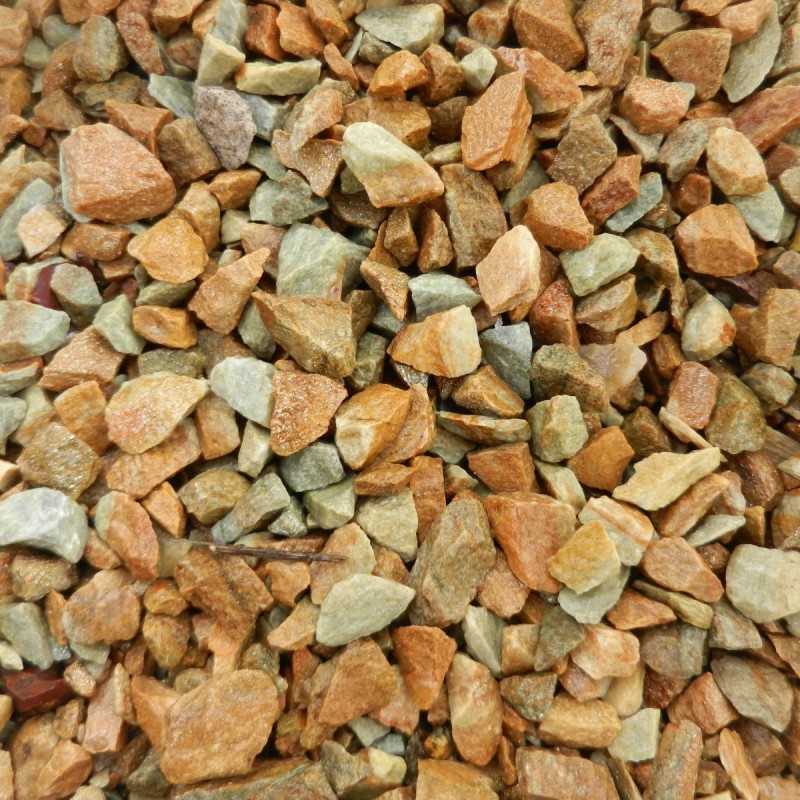  Щебень крошка желтый (ЗЛАТОЛИТ) фр. 10-20 мм.  купить  в Москве златолит бежевый, золотистый, желтый каменная декоративная крошка щебня златолита 8 000 руб/т   фото 