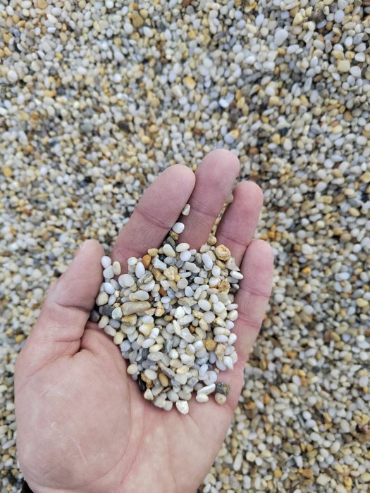 Галька крымская жемчужная фр. 3-5 мм.  купить с доставкой в Москву фото 