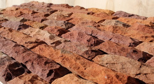  Песчаник (красный дракон) art PSK-5-03  купить в Москве    3350 руб/кв.м   фото 